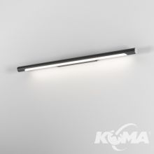 THIN_TUBE_68 kinkiet hermetyczny czarny 18,5W LED 3000K 1640 lm CRI>90 ściemnialny